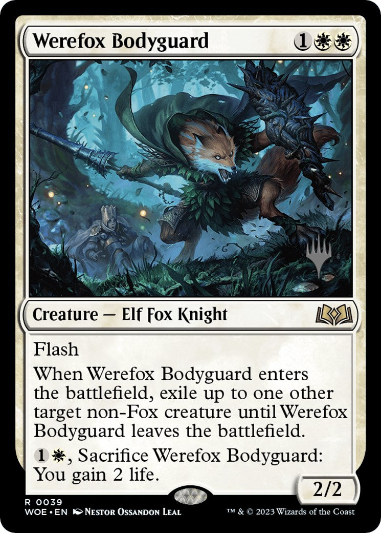 Werefox Bodyguard (Promo Pack) [Wilds of Eldraine Promos] | Webway Games
