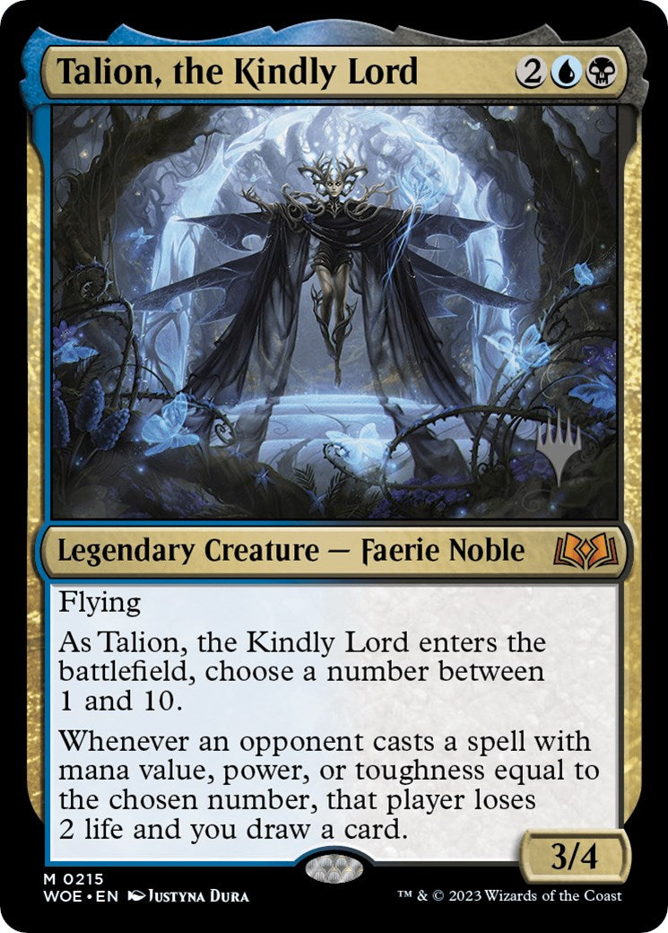 Talion, the Kindly Lord (Promo Pack) [Wilds of Eldraine Promos] | Webway Games