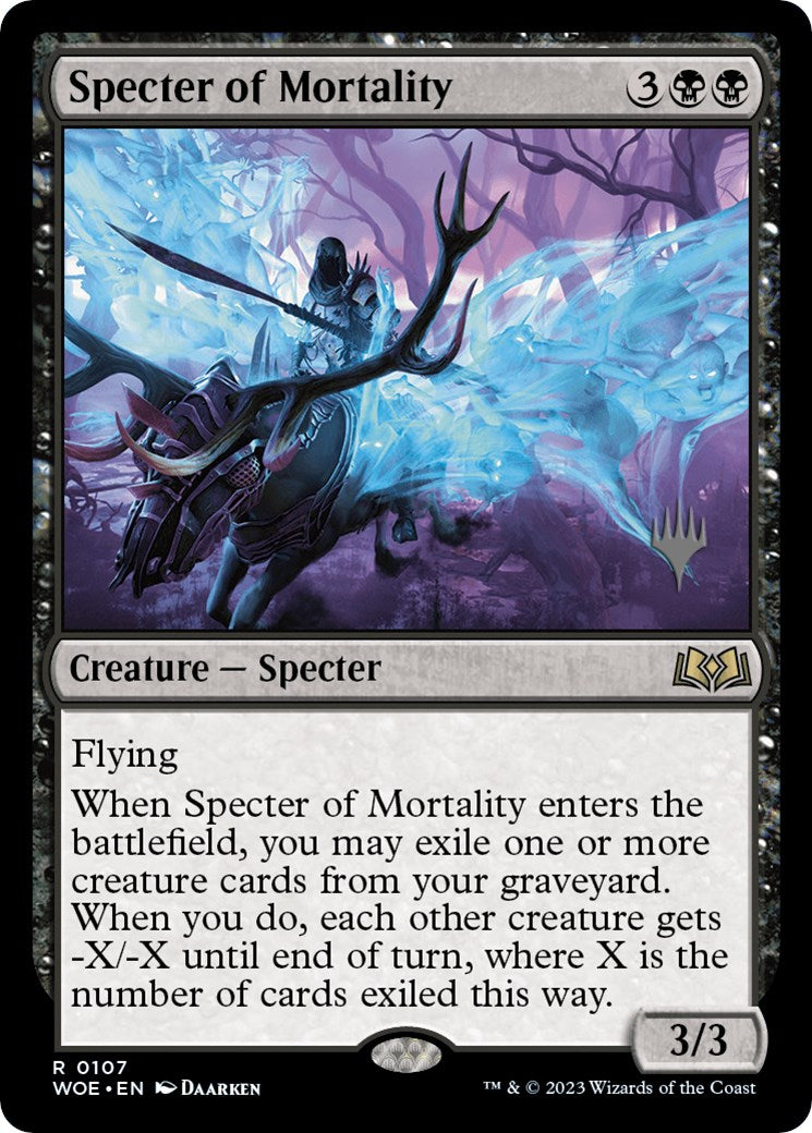 Specter of Mortality (Promo Pack) [Wilds of Eldraine Promos] | Webway Games