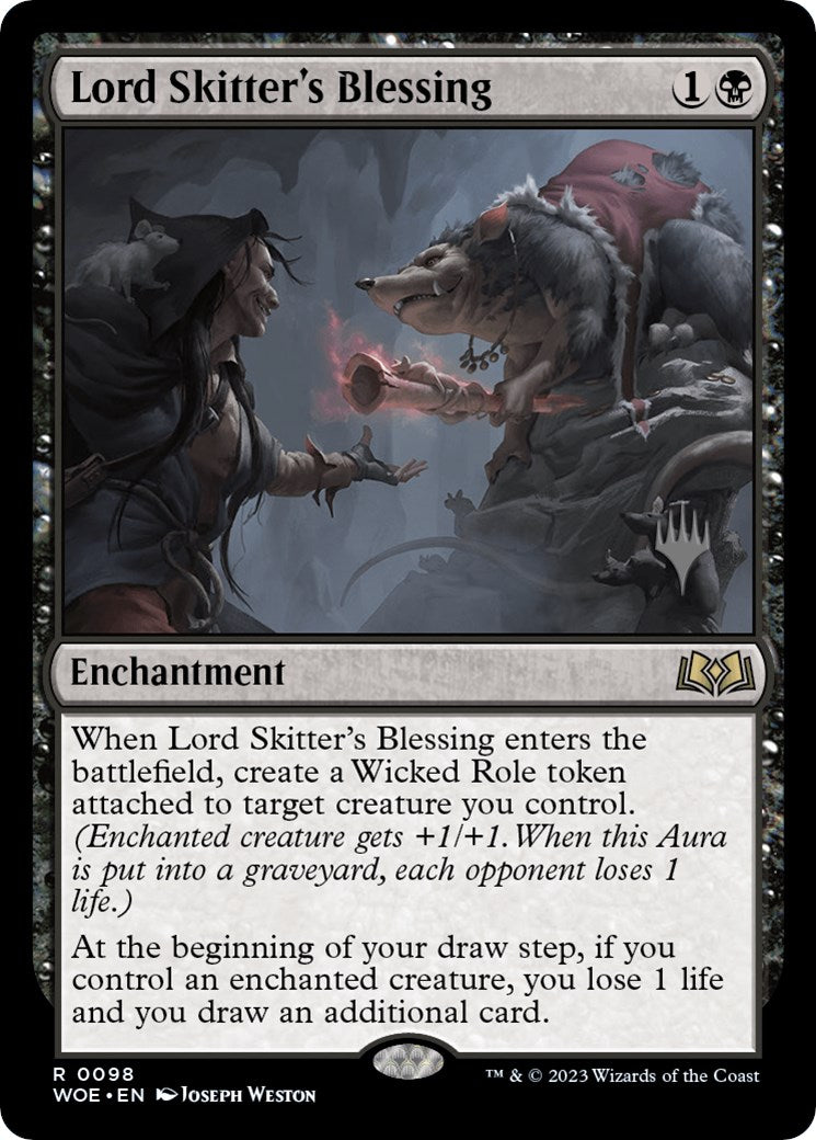 Lord Skitter's Blessing (Promo Pack) [Wilds of Eldraine Promos] | Webway Games