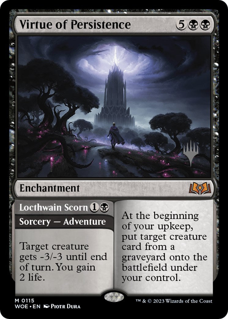 Virtue of Persistence (Promo Pack) [Wilds of Eldraine Promos] | Webway Games