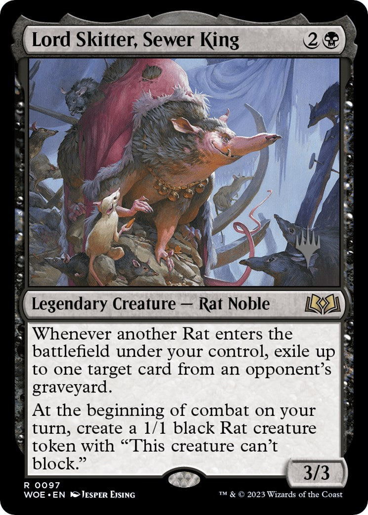 Lord Skitter, Sewer King (Promo Pack) [Wilds of Eldraine Promos] | Webway Games
