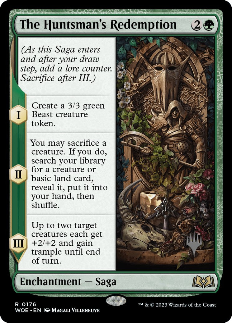 The Huntsman's Redemption (Promo Pack) [Wilds of Eldraine Promos] | Webway Games