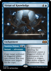 Virtue of Knowledge // Vantress Visions (Promo Pack) [Wilds of Eldraine Promos] | Webway Games