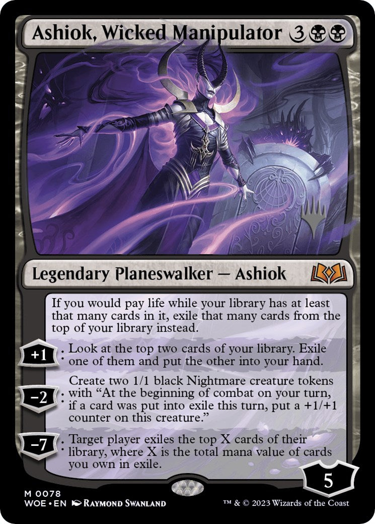 Ashiok, Wicked Manipulator (Promo Pack) [Wilds of Eldraine Promos] | Webway Games