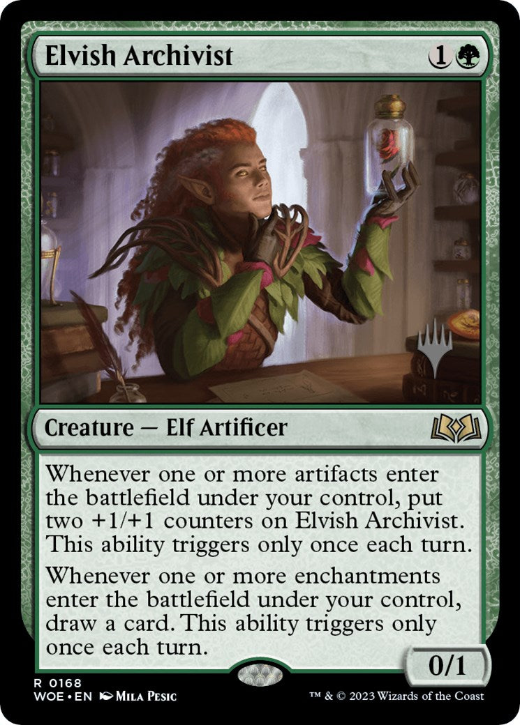 Elvish Archivist (Promo Pack) [Wilds of Eldraine Promos] | Webway Games