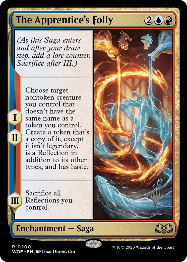 The Apprentice's Folly (Promo Pack) [Wilds of Eldraine Promos] | Webway Games