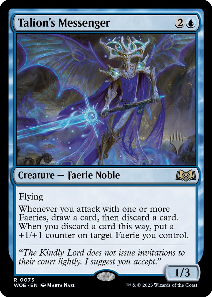 Talion's Messenger (Promo Pack) [Wilds of Eldraine Promos] | Webway Games