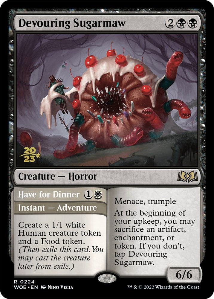 Devouring Sugarmaw // Have for Dinner(Promo Pack) [Wilds of Eldraine Promos] | Webway Games