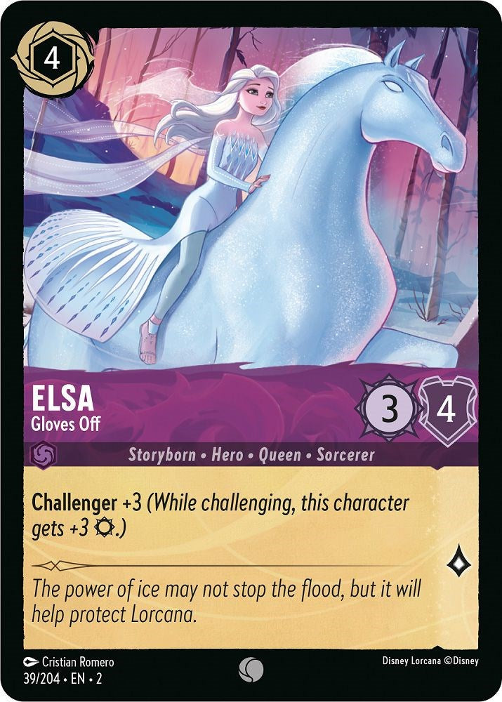 Elsa - Gloves Off (39/204) [Rise of the Floodborn] | Webway Games