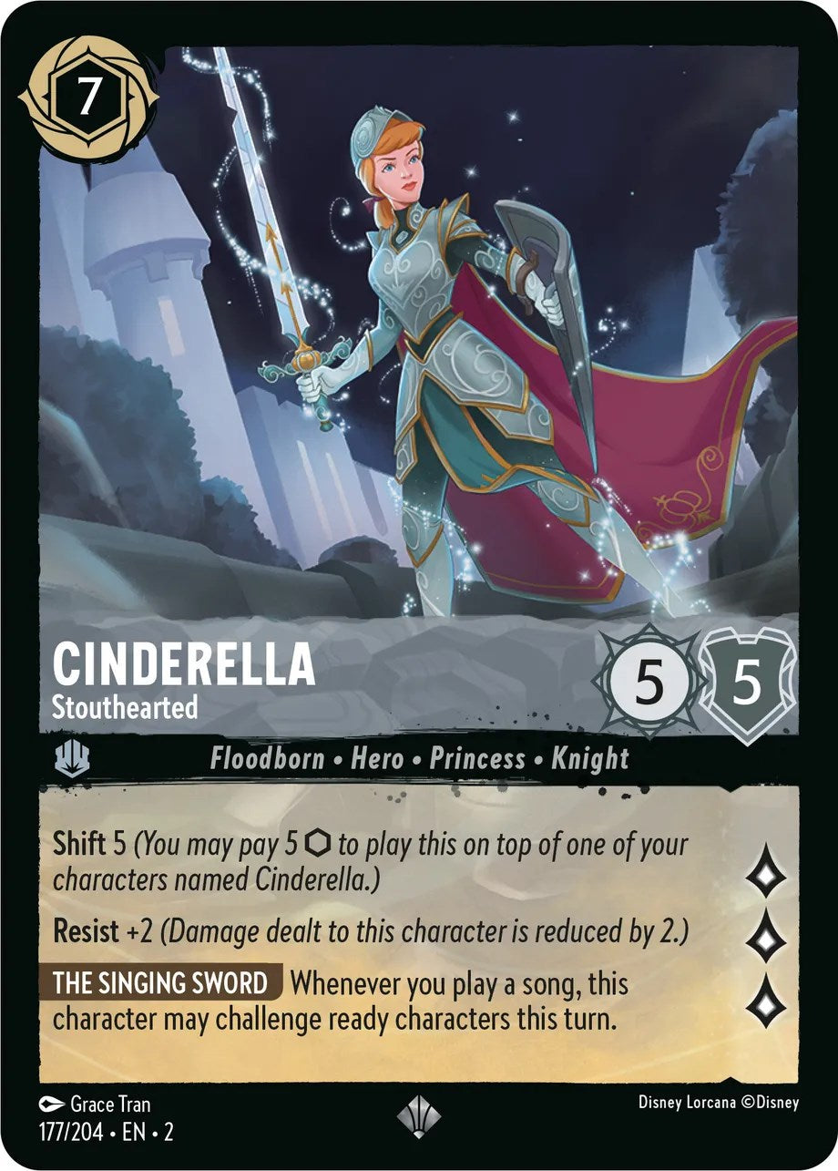Cinderella - Stouthearted (177/204) [Rise of the Floodborn] | Webway Games