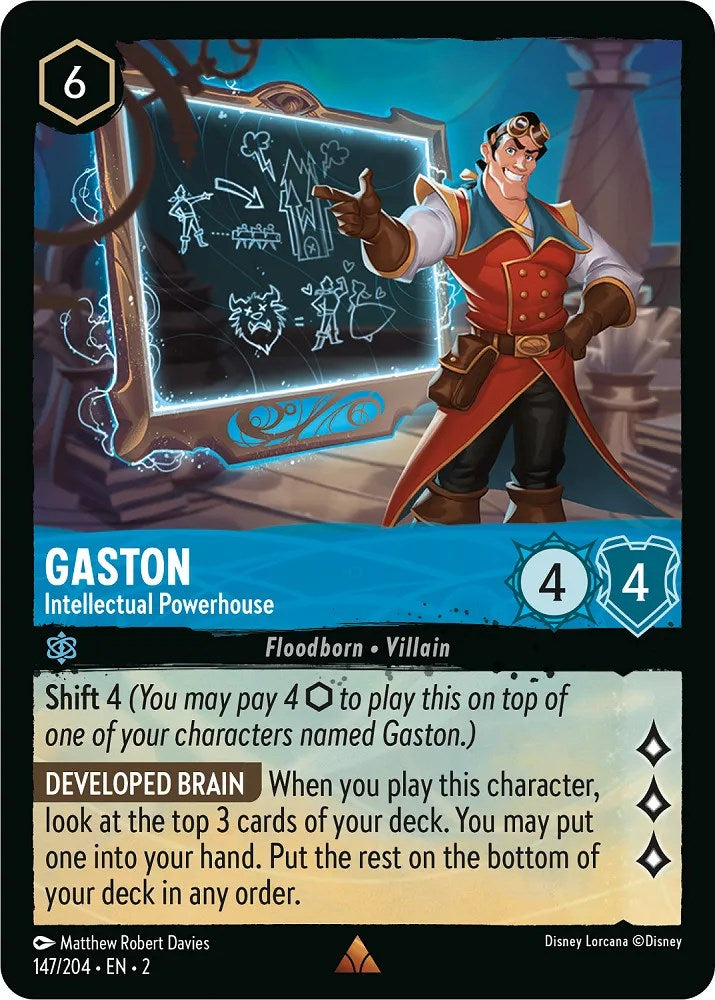 Gaston - Intellectual Powerhouse (147/204) [Rise of the Floodborn] | Webway Games