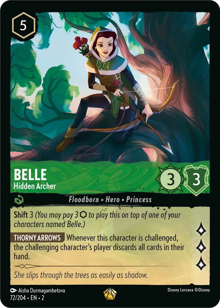 Belle - Hidden Archer (72/204) [Rise of the Floodborn] | Webway Games