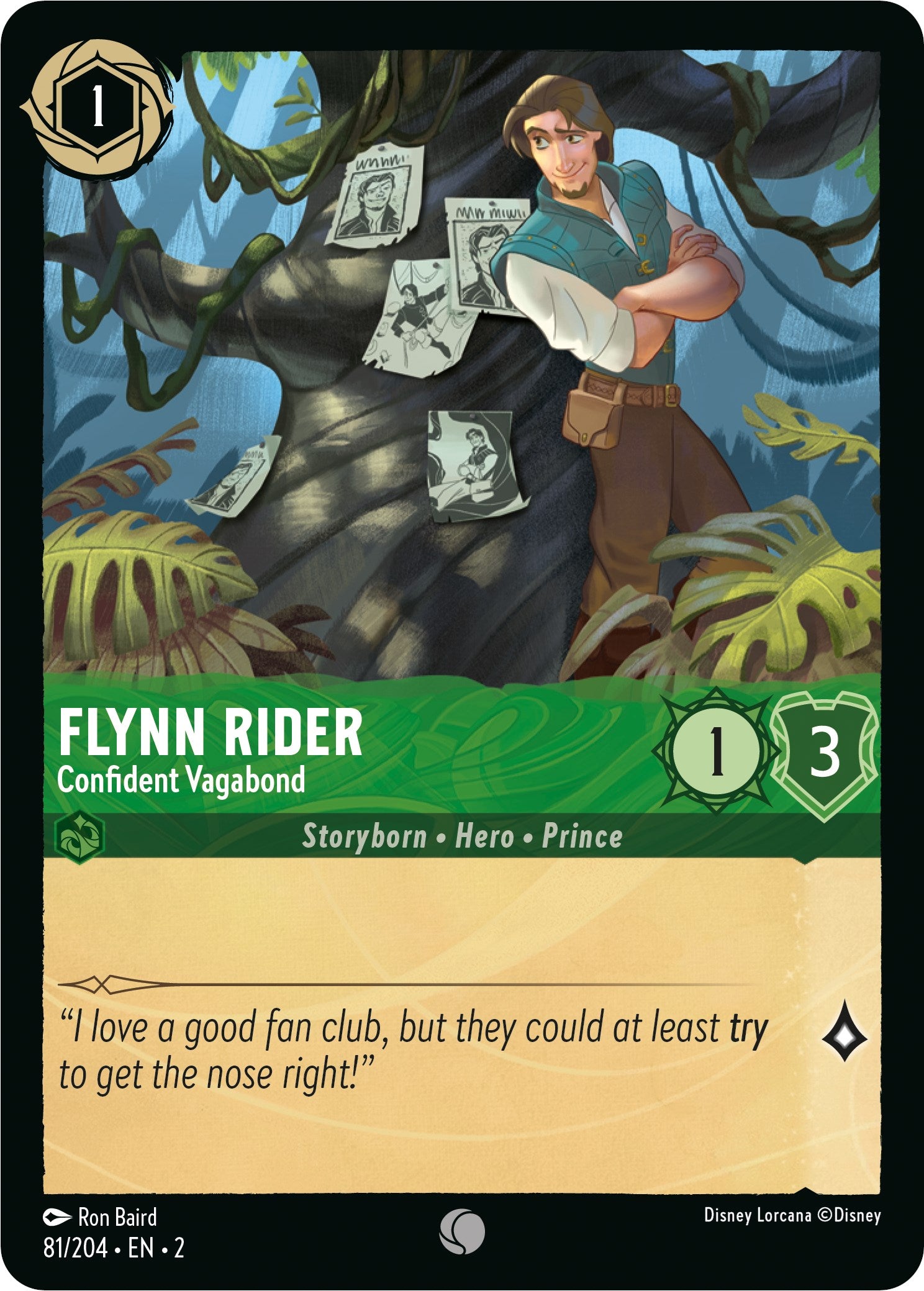 Flynn Rider - Confident Vagabond (81/204) [Rise of the Floodborn] | Webway Games