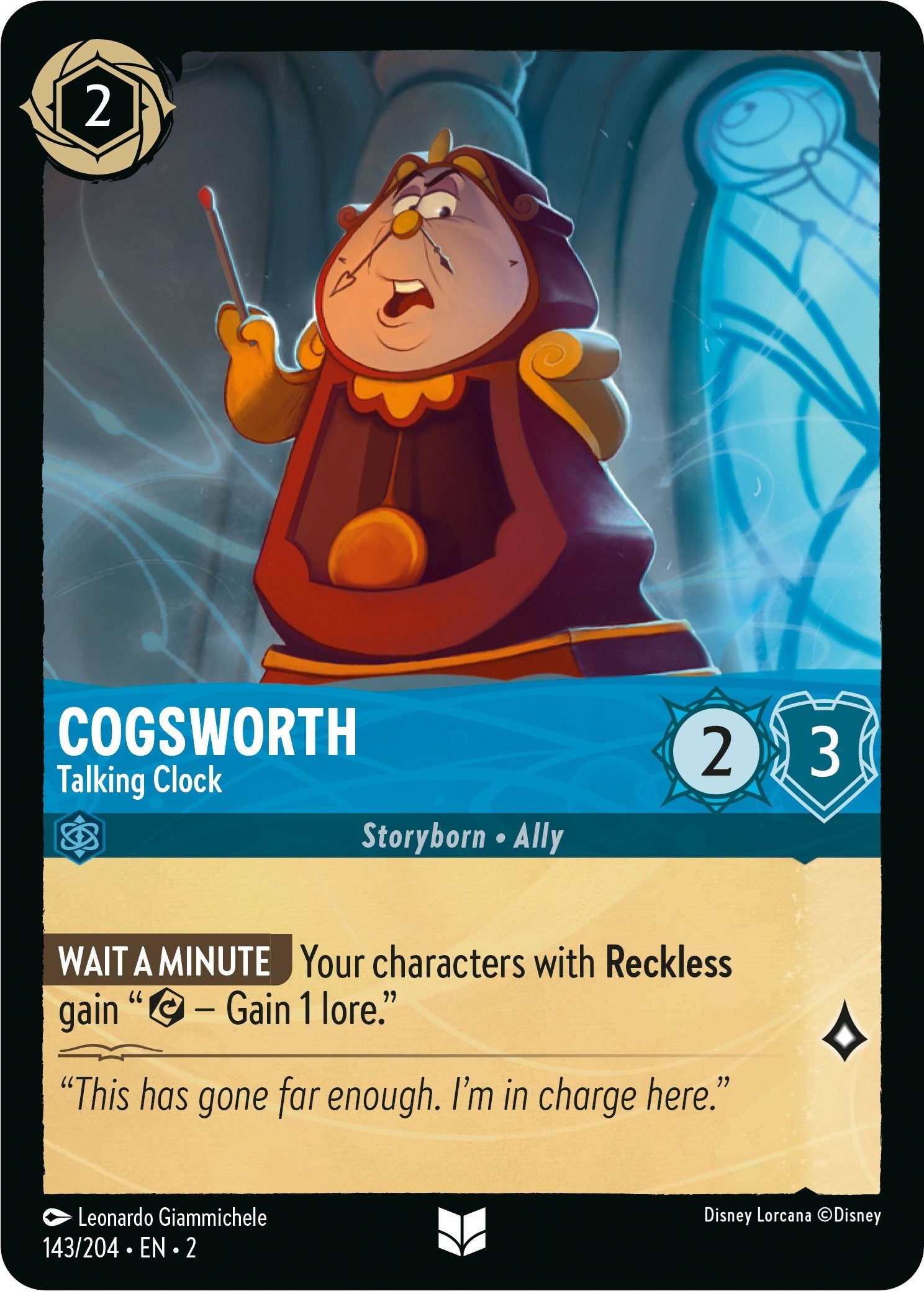 Cogsworth - Talking Clock (143/204) [Rise of the Floodborn] | Webway Games