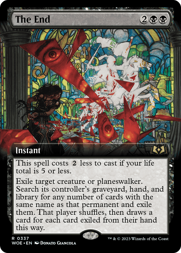 The End (Extended Art) [Wilds of Eldraine] | Webway Games