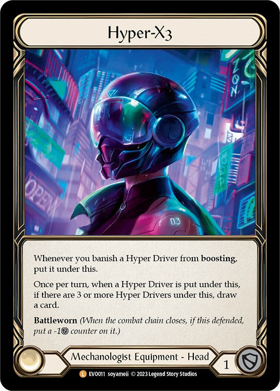 Hyper-X3 [EVO011] (Bright Lights)  Rainbow Foil | Webway Games