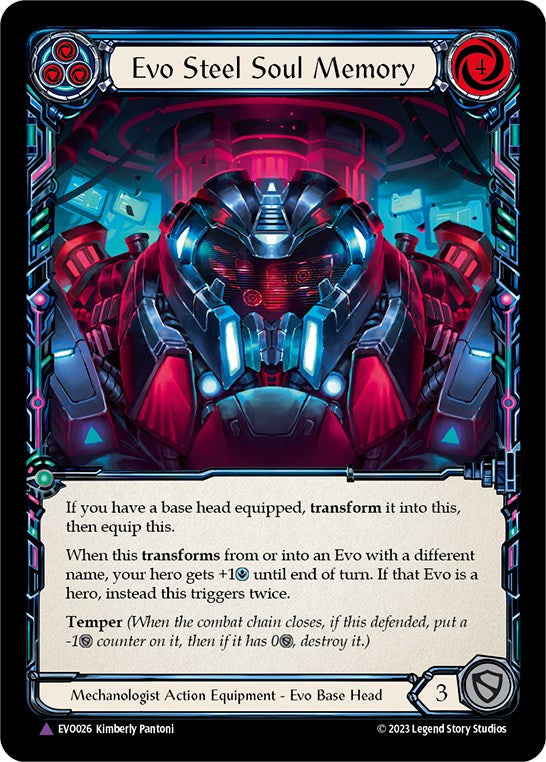 Evo Steel Soul Memory (Marvel) [EVO026] (Bright Lights)  Cold Foil | Webway Games