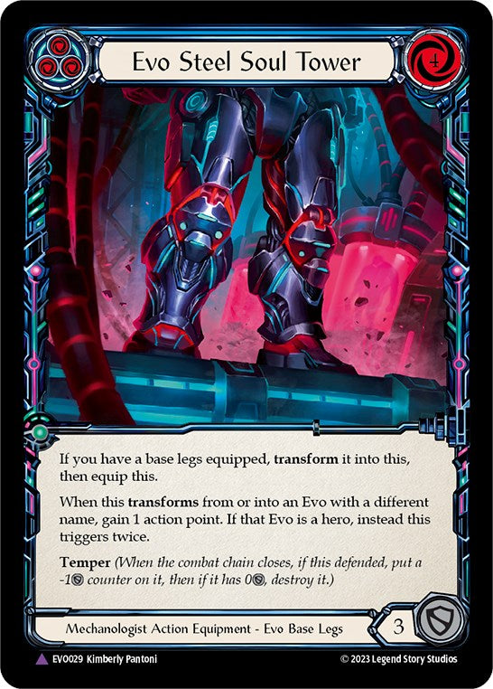 Evo Steel Soul Tower (Marvel) [EVO029] (Bright Lights)  Cold Foil | Webway Games
