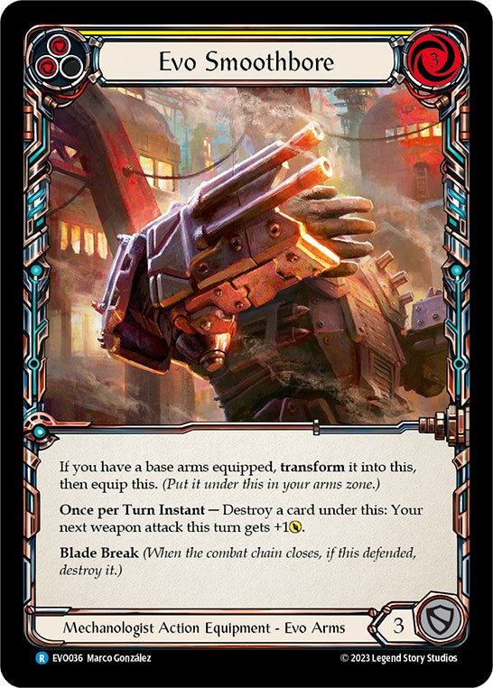 Evo Smoothbore [EVO036] (Bright Lights)  Cold Foil | Webway Games