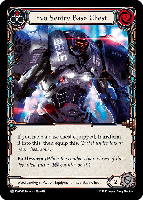 Evo Sentry Base Chest [EVO043] (Bright Lights) | Webway Games