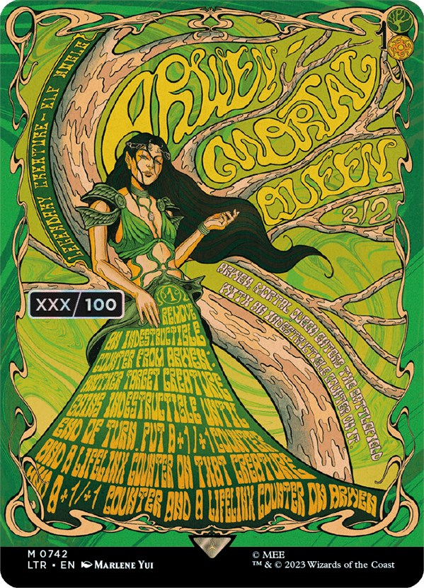 Arwen, Mortal Queen (Borderless Poster) (Serialized) [The Lord of the Rings: Tales of Middle-Earth] | Webway Games