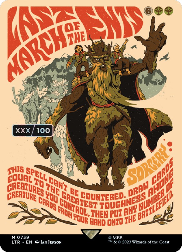 Last March of the Ents (Borderless Poster) (Serialized) [The Lord of the Rings: Tales of Middle-Earth] | Webway Games