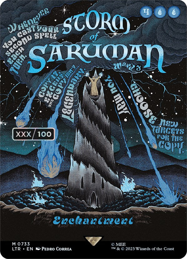 Storm of Saruman (Borderless Poster) (Serialized) [The Lord of the Rings: Tales of Middle-Earth] | Webway Games