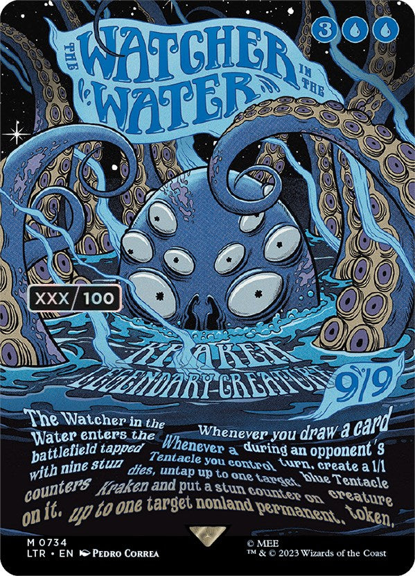 The Watcher in the Water (Borderless Poster) (Serialized) [The Lord of the Rings: Tales of Middle-Earth] | Webway Games