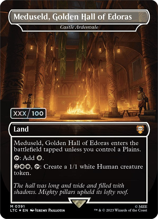 Meduseld, Golden Hall of Edoras - Castle Ardenvale (Serialized) [The Lord of the Rings: Tales of Middle-Earth Commander] | Webway Games
