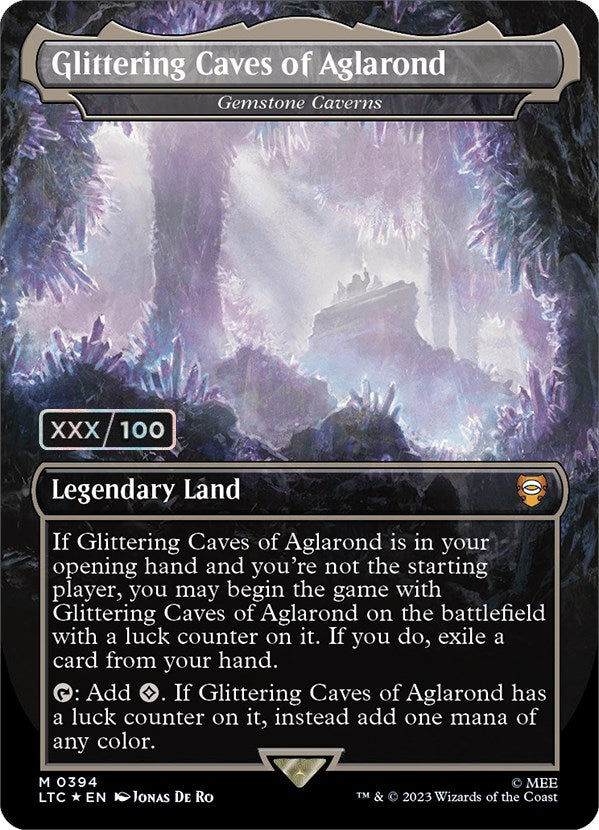 Glittering Caves of Aglarond - Gemstone Caverns (Serialized) [The Lord of the Rings: Tales of Middle-Earth Commander] | Webway Games