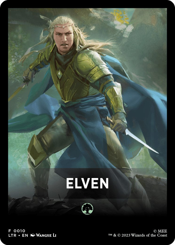 Elven Theme Card [The Lord of the Rings: Tales of Middle-Earth] | Webway Games