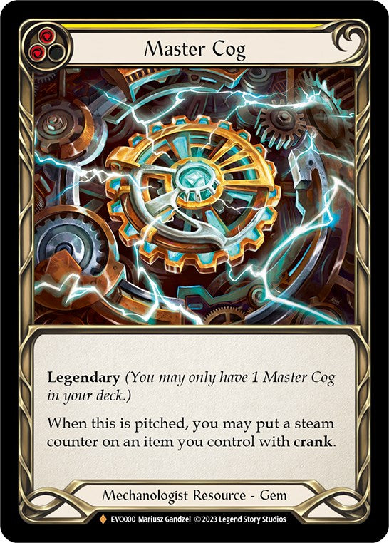 Master Cog [EVO000] (Bright Lights)  Rainbow Foil | Webway Games