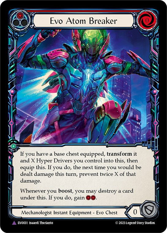 Evo Atom Breaker (Marvel) [EVO031] (Bright Lights)  Cold Foil | Webway Games