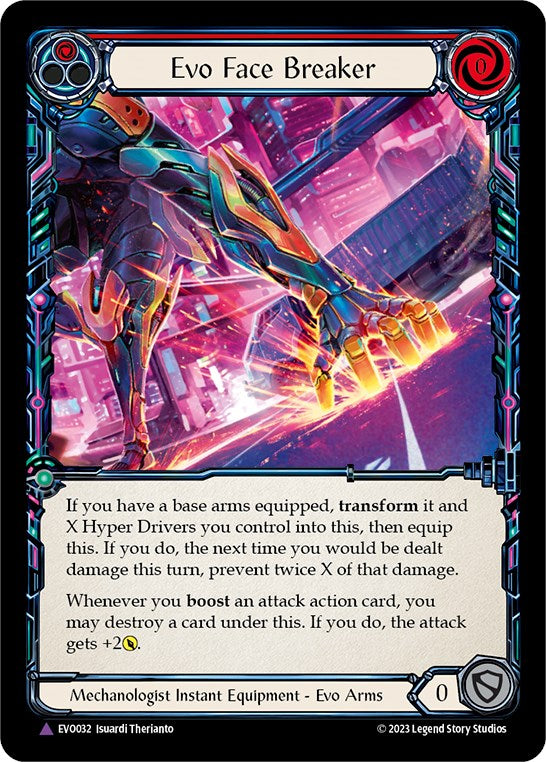 Evo Face Breaker (Marvel) [EVO032] (Bright Lights)  Cold Foil | Webway Games