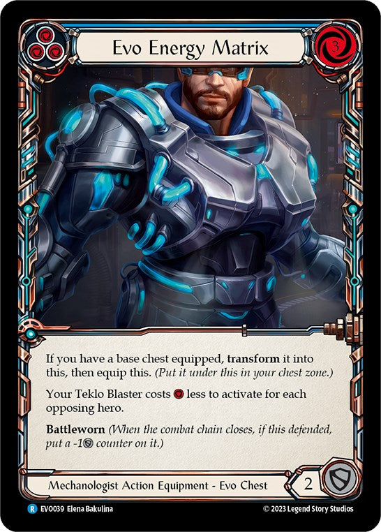 Evo Energy Matrix [EVO039] (Bright Lights)  Cold Foil | Webway Games