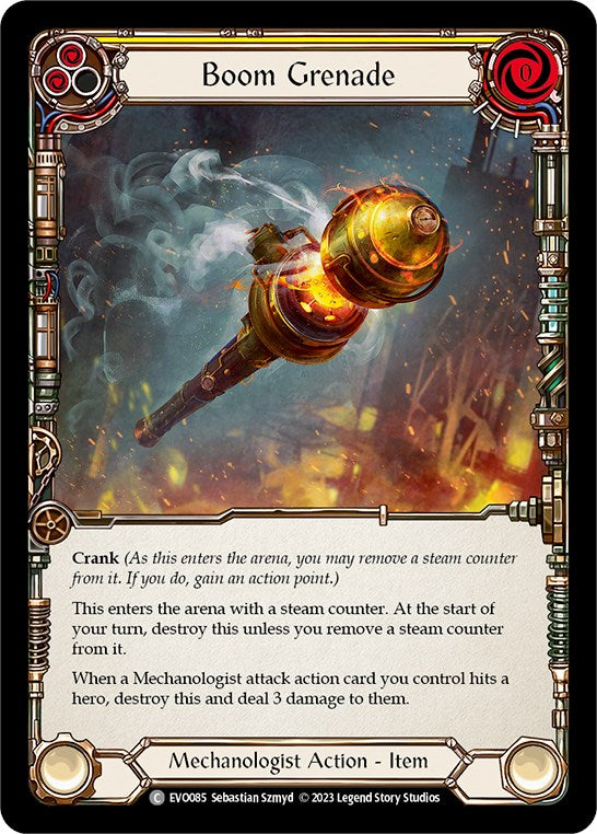 Boom Grenade (Yellow) [EVO085] (Bright Lights) | Webway Games