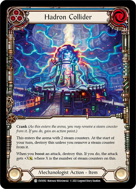 Hadron Collider (Blue) [EVO092] (Bright Lights)  Rainbow Foil | Webway Games