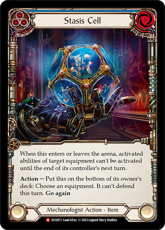 Stasis Cell [EVO073] (Bright Lights)  Rainbow Foil | Webway Games
