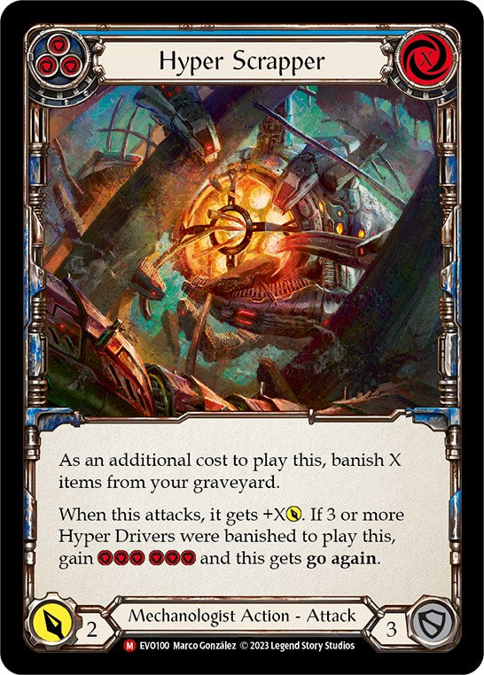 Hyper Scrapper [EVO100] (Bright Lights)  Rainbow Foil | Webway Games