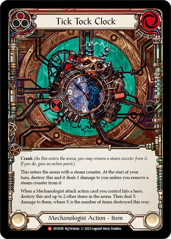Tick Tock Clock [EVO074] (Bright Lights) | Webway Games
