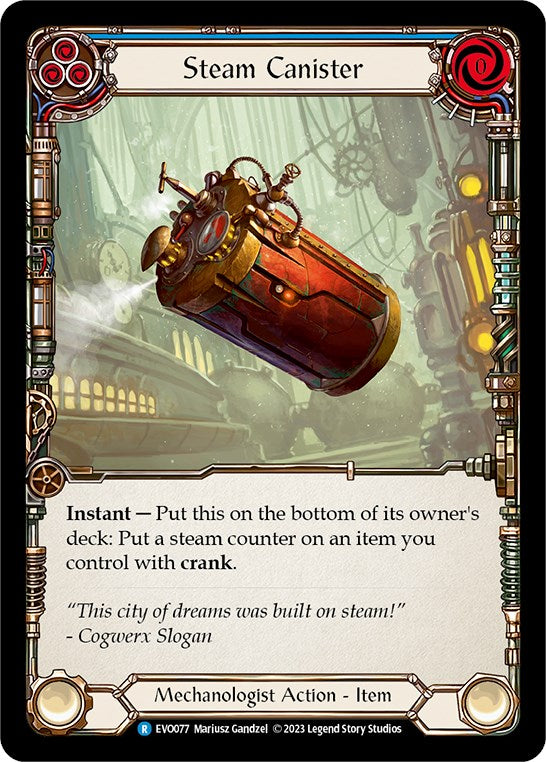 Steam Canister [EVO077] (Bright Lights)  Rainbow Foil | Webway Games