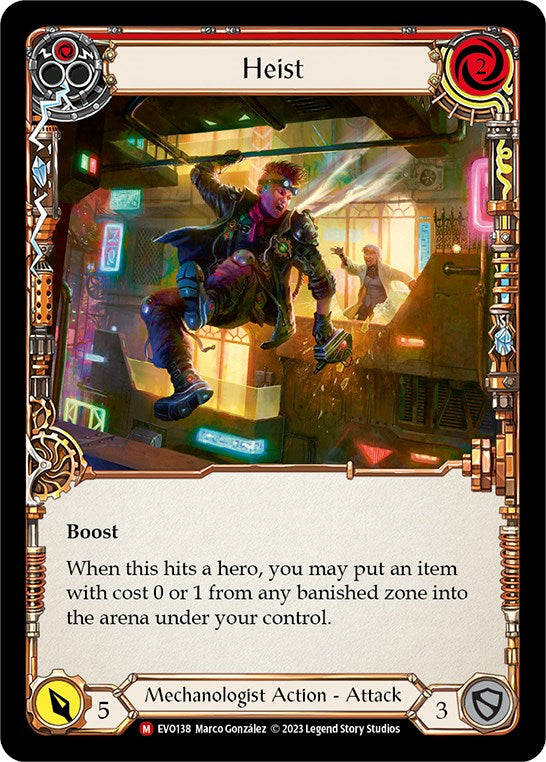 Heist [EVO138] (Bright Lights)  Rainbow Foil | Webway Games