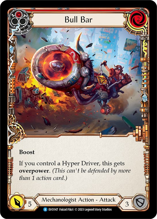 Bull Bar (Red) [EVO147] (Bright Lights)  Rainbow Foil | Webway Games