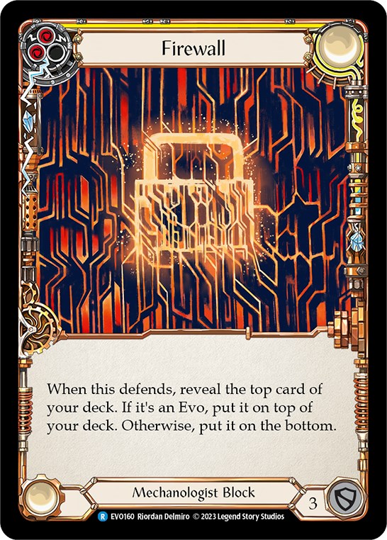 Firewall (Yellow) [EVO160] (Bright Lights) | Webway Games
