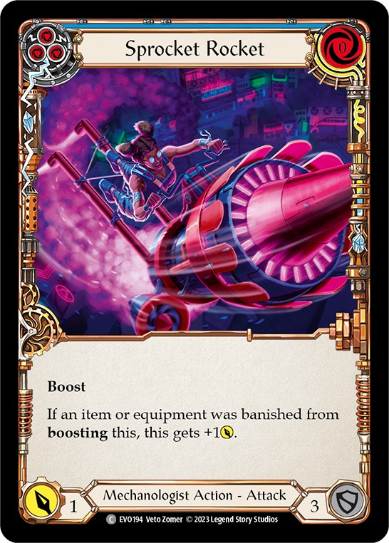 Sprocket Rocket (Blue) [EVO194] (Bright Lights) | Webway Games