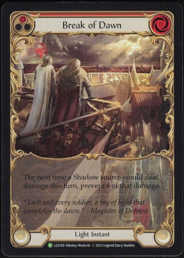 Break of Dawn (Red) [LGS169] (Promo)  Rainbow Foil | Webway Games