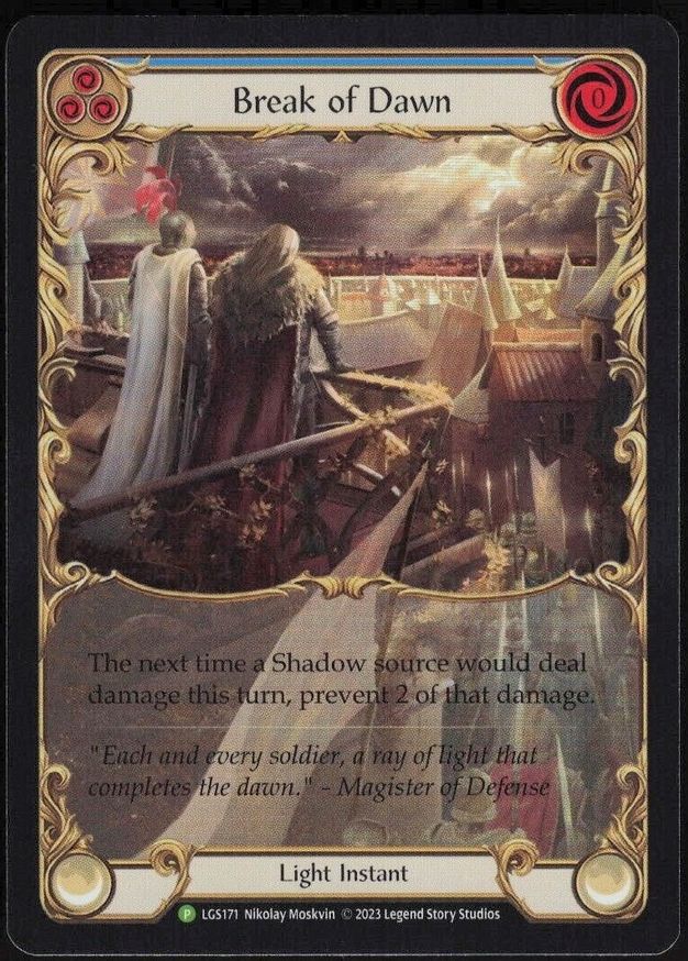 Break of Dawn (Blue) [LGS171] (Promo)  Rainbow Foil | Webway Games