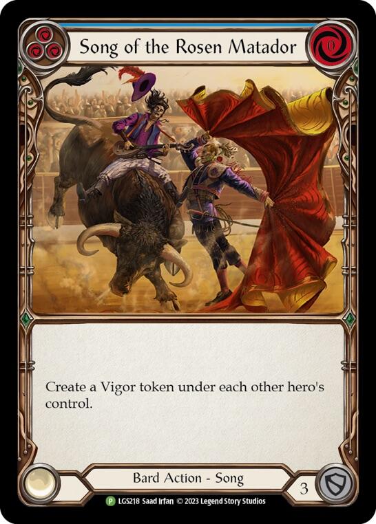 Song of the Rosen Matador [LGS218] (Promo)  Rainbow Foil | Webway Games
