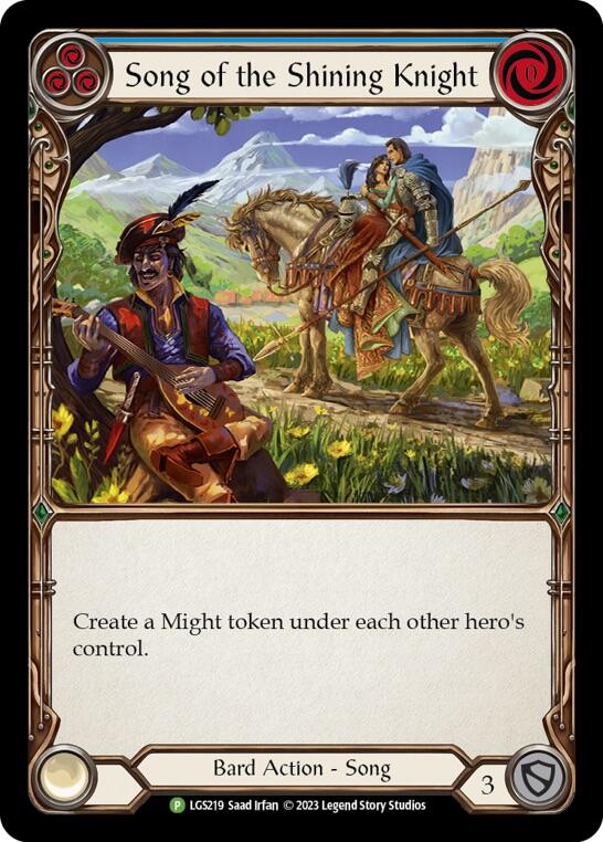Song of the Shining Knight [LGS219] (Promo)  Rainbow Foil | Webway Games